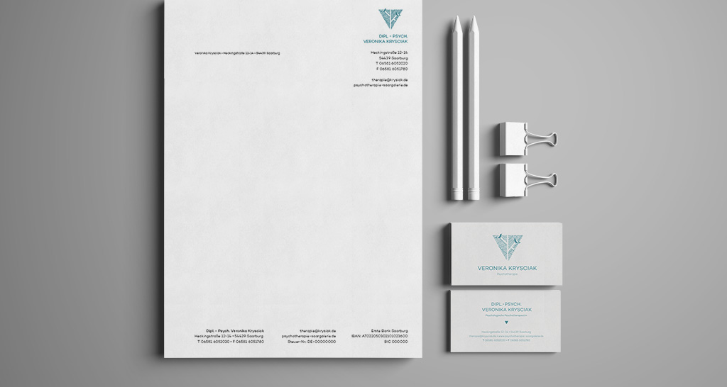 Die Frankin Corporate Design Veronika Krysciak Briefpapier